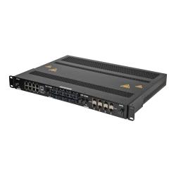 Red Lion Controls Managed Switch; Modular - 24 Port Max. Ethernet Ports; 10/100/1000 Mbps; Modular - 24 Port Max. Fiber Optic Ports; 100/1000 Mbps; 24-48VDC &plus; 110-240VAC / 90-300VDC; Rack Mount